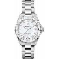 Tag Heuer Aquaracer White Pearl & Diamond Dial Women's Watch WBD1314-BA0740